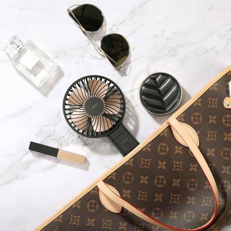 Handheld Fan, Funme Hand Fan 5000 Battery Quiet Strong Wind