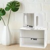 Not Available Hampton Art Good Wood Wood Crate, White, 2