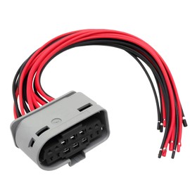 Headlight Connector Pigtail Plug 14pin Wire Harness Compatible with Mercedes E-Class Bi-LED S-Class 2014-2017