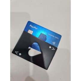 Onlineforu LTD Ace of Spades Bottle Opener Credit Card Size Pocker Cap Opener Portable Stainless Steel Can Opener Black