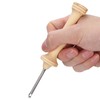2Pcs Punch Needle Embroidery Kit Wooden Handle Yarn Needle DIY