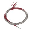 4Pcs Acoustic Bass String Set Stainless Steel Flexible Uniform Vibrations
