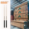 Drum Sticks for Drums, Natural Solid Wood丨Weight Balanced丨Non-Slip Grip, Live