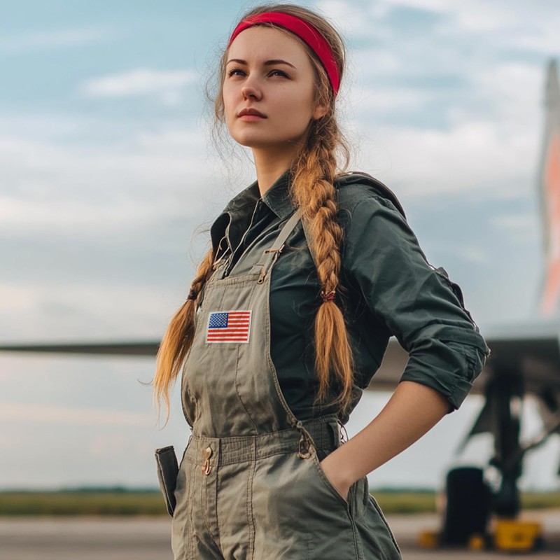 LEMIBK 4PCS American Flag Patches, Hook and Loop Fasten US