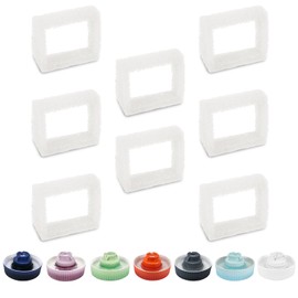 Lawfery Replacement Sponge Foam Filter for Ceramic Cat Water Fountain, 8 Filters Pack