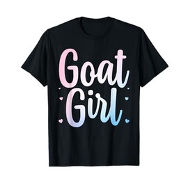 Cool Goat Design For Women Girls Animal Farming Goat Lover T-Shirt