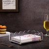 Acrylic Napkin Holder for Bathroom 9"x5" Guest Towel Holder for