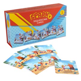 SPARK INNOVATIONS Sequencing Cards, Speech Therapy Games, Autism Therapy, SEL, Problem Solving, Social Skills, Picture Cards, ESL, ELL (Set 2)