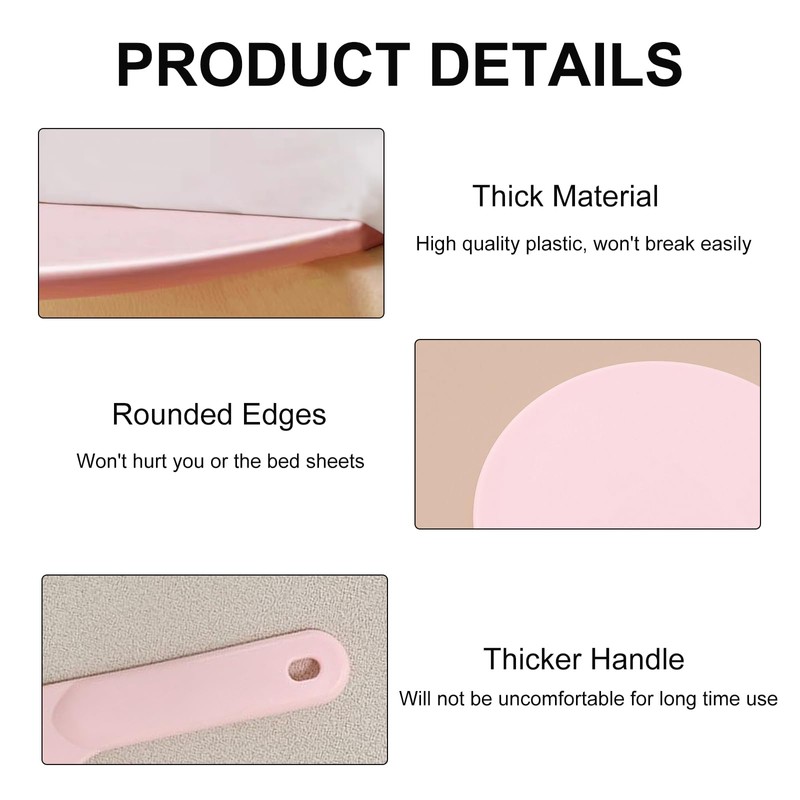 KASESSS 3 Pcs Bed Sheet Tucking Tool, Plastic Bed Sheet