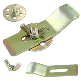 Marvexi 12Pcs Undermount Sink Brackets Gold Sink Mounting Bracket, Heavy Duty Sink Mounting Hardware for Kitchen or Bathroom Installation