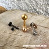 PIERCINGLINE Titanium Labret Stud | Ball | Piercing Ear Lip