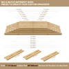 Angimio Bamboo Spice Rack Drawer Organizer - 8 Pieces Set-