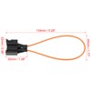 X AUTOHAUX Automobile Fiber Optical Optic Loop Cable Bypass Connector