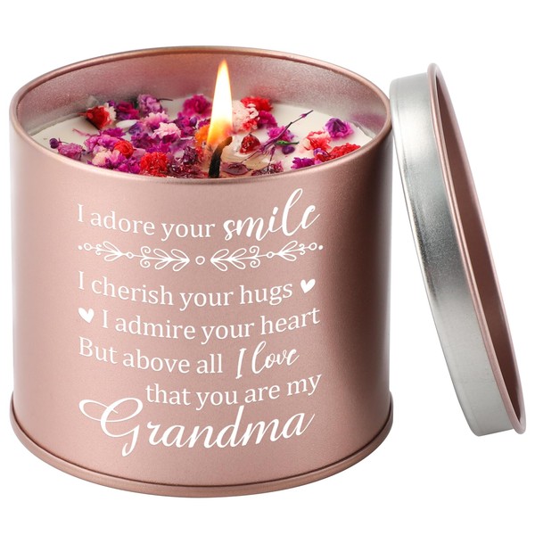 PRSTENLY Graduation Gifts for Her, Scented Candles in Metal Jars Graduation Gift for Granddaughter Daughter Sister Friends, College University School Grad Presents