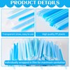 FoldTier 1000pcs 5 Inch Blue Cocktail Straws, 0.24" Wide Short