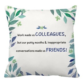 Secret Santa Gifts for Work Colleagues,Leaving Gifts for Colleagues Women,Gifts for Work Colleagues,Work Bestie Gifts,Cushion Covers,Work Colleague Gifts for Women,Colleagues Gifts,Funny Office Gifts