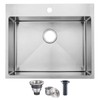 SHACO 18x18 Inch Drop In Bar Sink,18 Inch Small Kitchen
