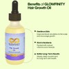 GLOWFINITY GLOW FOREVER. SHINE ALWAYS GLOWFINITY Hair Growth Oil with