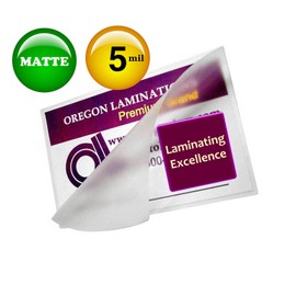 Oregon Lamination Hot Laminating Pouches Small Menu (Pack of 200) 5 Mil 11-1/2 x 17-1/2 Matte/Matte