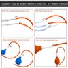 HealthAndYoga™ Rubber Colon Tube - Open End 28 FR