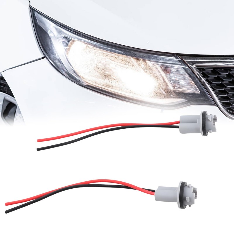 Pigtail Light Socket T15 Lamp Holder with Harness for T10