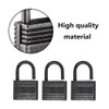 SuKeYuan 10 Pcs Mini PadlocksCute Diary Padlocks Black Small Luggage