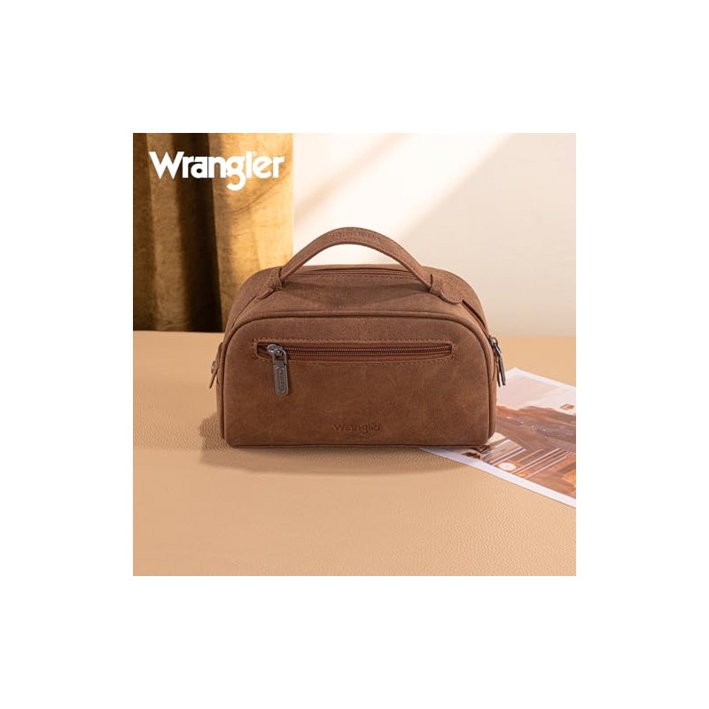 Wrangler - Bolsa de maquillaje para mujer, D-rojo, Small, Bolsa