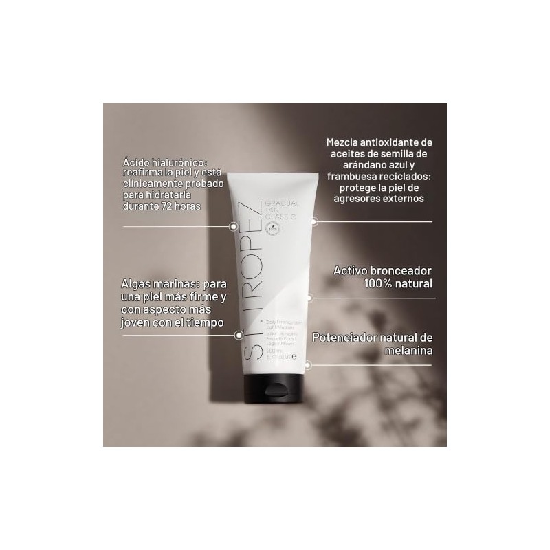 St.Tropez Gradual Tan Classic Loción Bronceadora Reafirmante Medium/Dark 200 ml