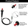 Jiozermi 2 Pcs Piezo Spark Igniter, Metal Threaded Ceramic Push