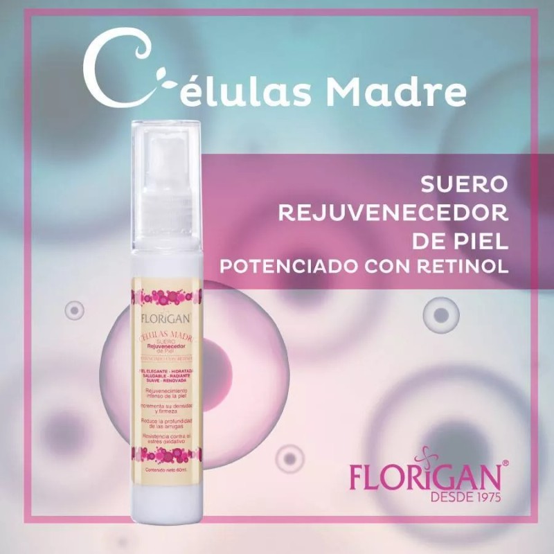 Florigan Celulas Madre Suero Rejuvenecedor Con Retinol 3 Piezas