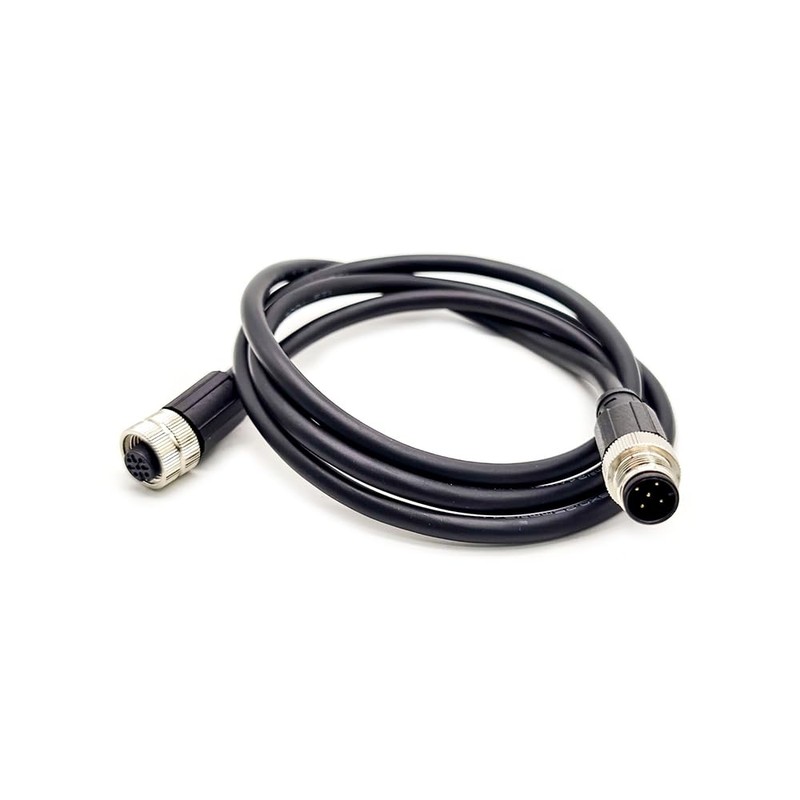 Elecbee M12 Connector 5 Pin A-Code Female to Female Double