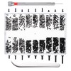 630 PCS Tiny Micro Repair Screw Kit, Black Laptop Computer