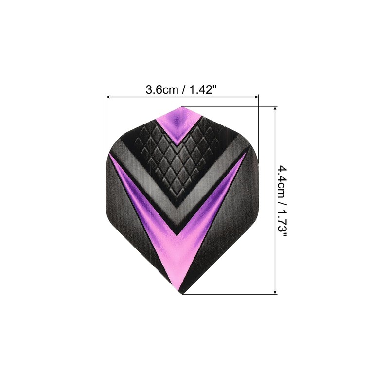 PATIKIL Extra Thick Standard Dart Flights, 15 Pack Durable Flights