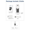 Chtoocy Rechargeable Handheld Intercoms Wireless for Home 1 Mile Range