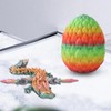 SINSEN 3D Printed Dragon Egg Movable Dragon Eggs with Dragon