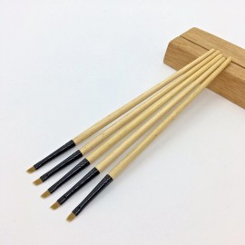 XDT Angular Tip Nail Art Paint Brush 5 Pc Set #00000 Fine Micro Detail