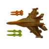 Fat-catz-copy-catz Set of 3 Novelty Collectable large Military Plane and
