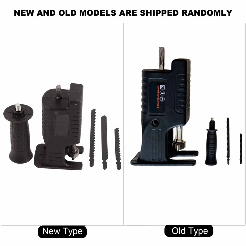 Electric Drill to Reciprocating Saw Adaptor + 3 Saw Blades