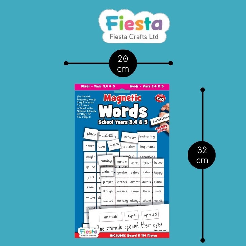 Fiesta Crafts Magnetic Words - School Years 3 & 4