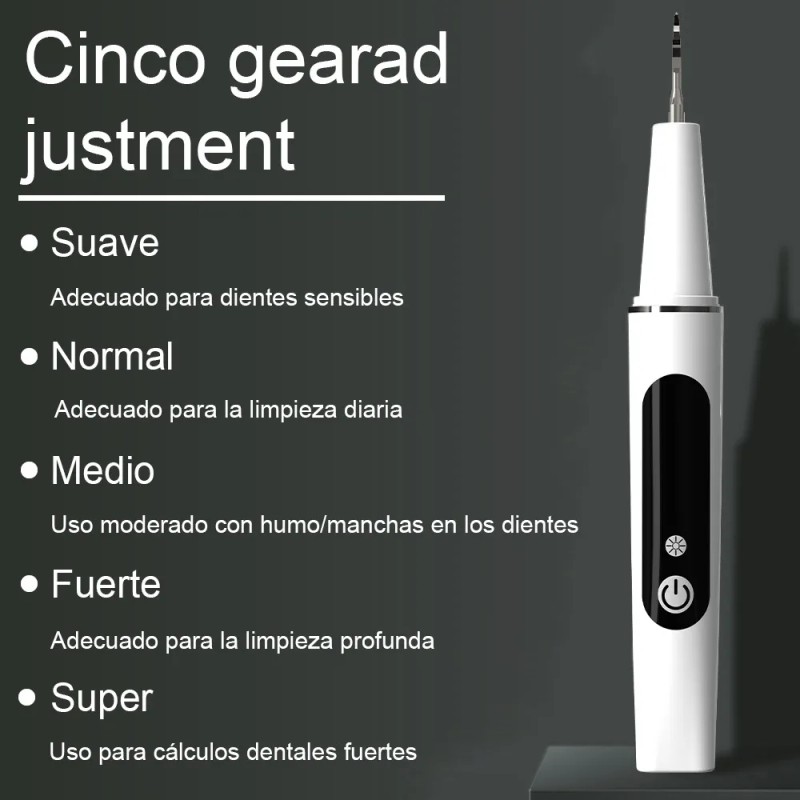 Kit Cepillo Dientes Eléctrico Limpieza Sarro 5modes