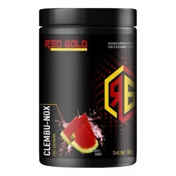 Red Gold Pre Entreno Red Gold Clembu-nox 300 Gr 30 Servicios Sabor Limonada