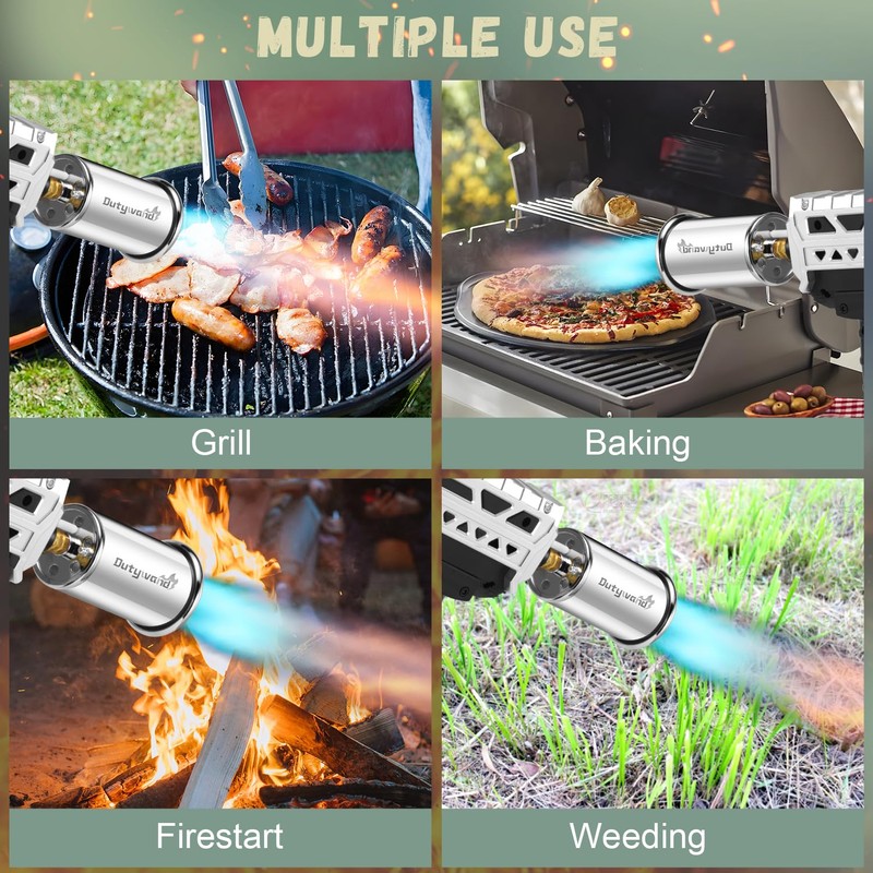 Dutywand Propane Grill Torch Gun – Cooking Torch Head max.