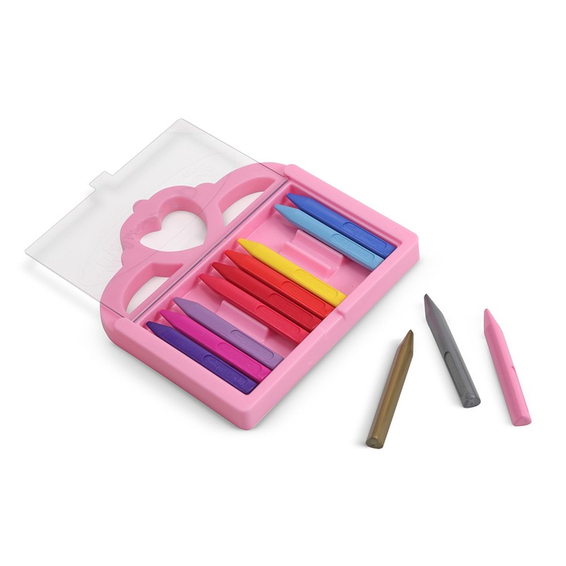 Melissa & Doug Princess Crayon Set - 12 Colors