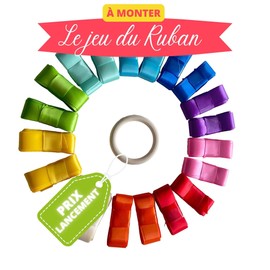 Set di nastri per matrimonio, nastro satinato, regalo per sposa, decorazione per feste, bouquet della sposa, 20 pezzi, 10 colori, anello in legno incluso