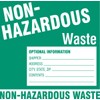 Brady 60447, Hazardous Waste Labels, 6" Height x 6" Width,