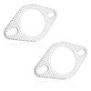 2PCS 2" Car Exhaust Gasket With 2-Bolt, Replaces OEM#120-06310-0002, Manifold