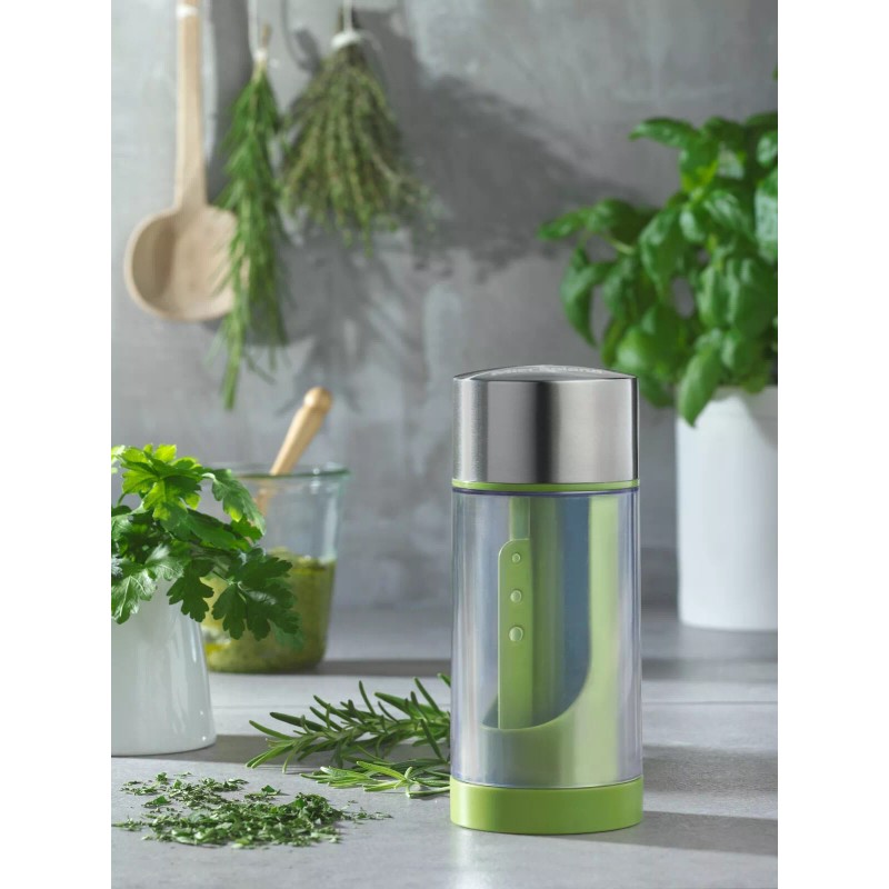 Microplane Stainless Steel Herb Mill Grinder and Leaf Stripper