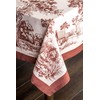 Maison d' Hermine Holy Jouy - Brown 100% Cotton Tablecloth