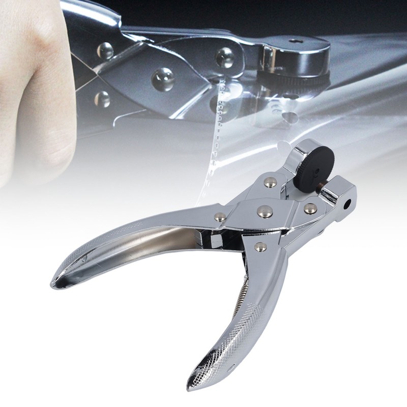 Plastic Bag Hole Puncher Zinc Alloy Handheld Single Round Hole