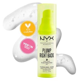 NYX Professional Makeup Primer de maquillaje  Srum Plump Right Back, 30ml - Prebase hidratante que tonifica y revitaliza la piel, infusionada con...  